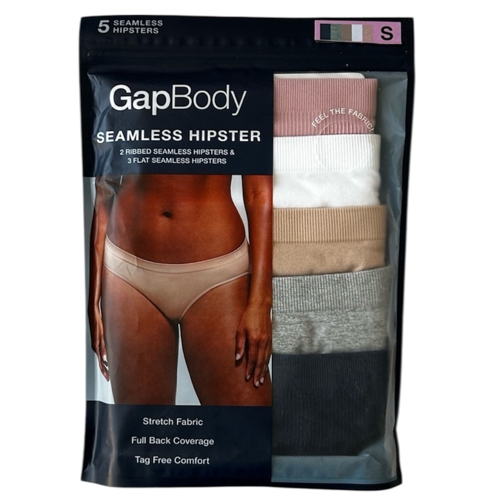 New in package GapBody 5 pack Seamless Hipster Underwear size small